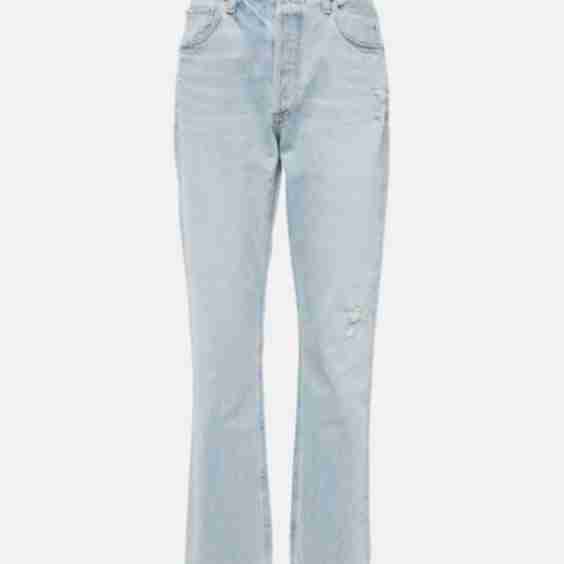 Charlotte High Rise Straight Jeans