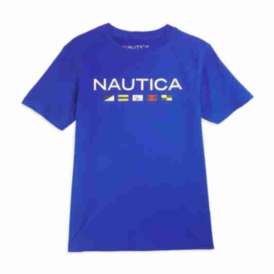 Boys Signal Flags Logo Cotton T Shirt