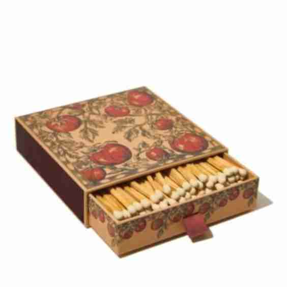 Verdant Tomato Matchbox, 120 Matches