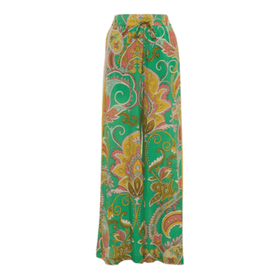 Marion Printed Silk Pants