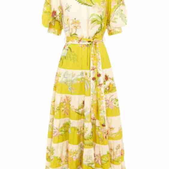 Ira Tiered Midi Dress