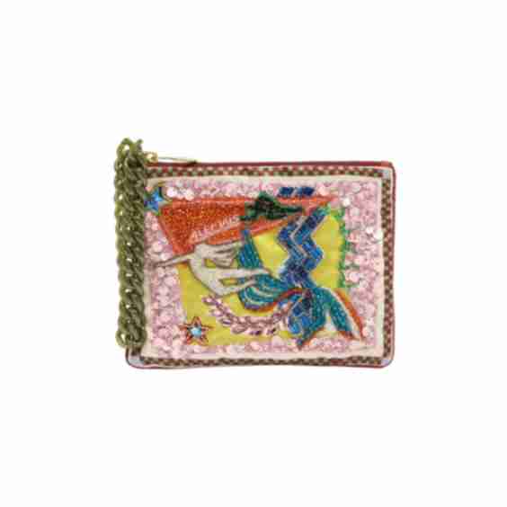Lucky Pace Beaded Clutch