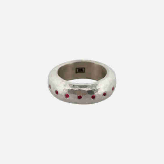 Mini Leo Ring Ruby