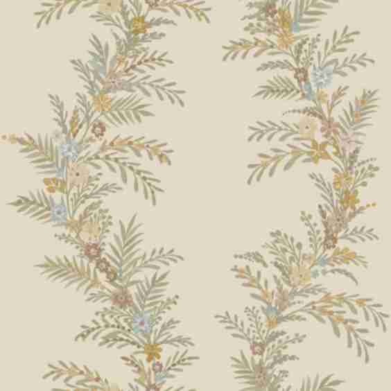 CLJ Posy Vanilla Peel and Stick Wallpaper
