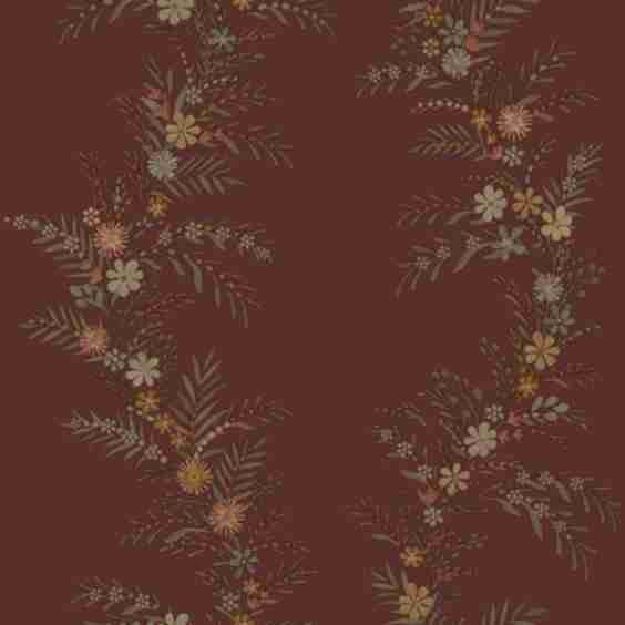 Posy Cranberry Peel And Stick Wallpaper