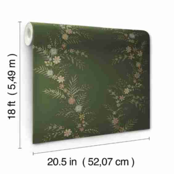 CLJ Posy Peel and Stick Wallpaper