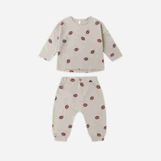 Tee + Pant Set Footballs