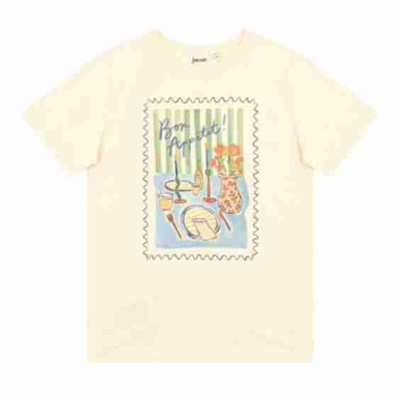 Rendezvous Bon Appetit Graphic Slogan Tee