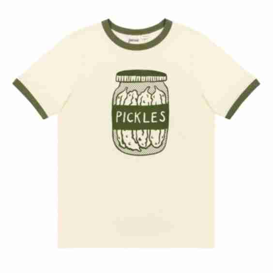 Elswood Pickle Jar Print Ringer Tee