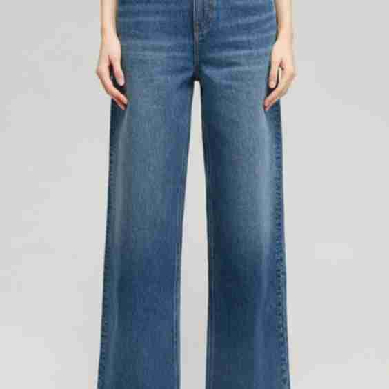 The Cityer Crop Wide Jeans Hj 009
