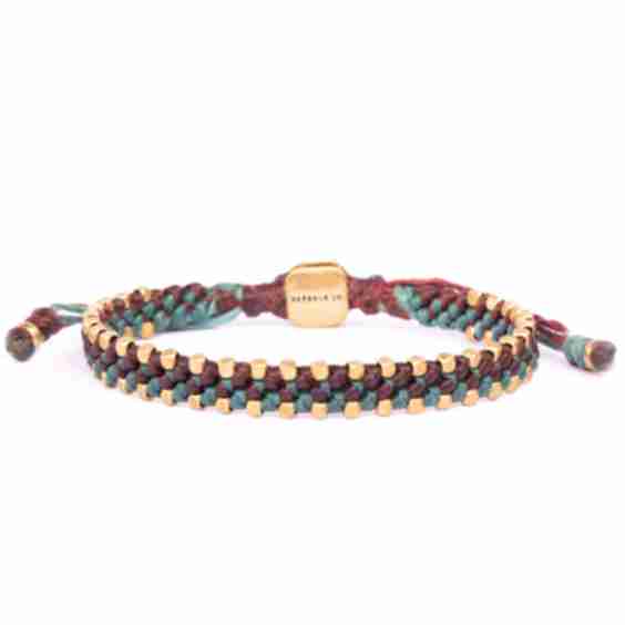 Brass & Rope Bracelet