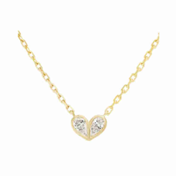 Sweetheart Necklace In Diamond