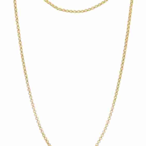 Heirloom 18K Yellow Gold Chain Necklace