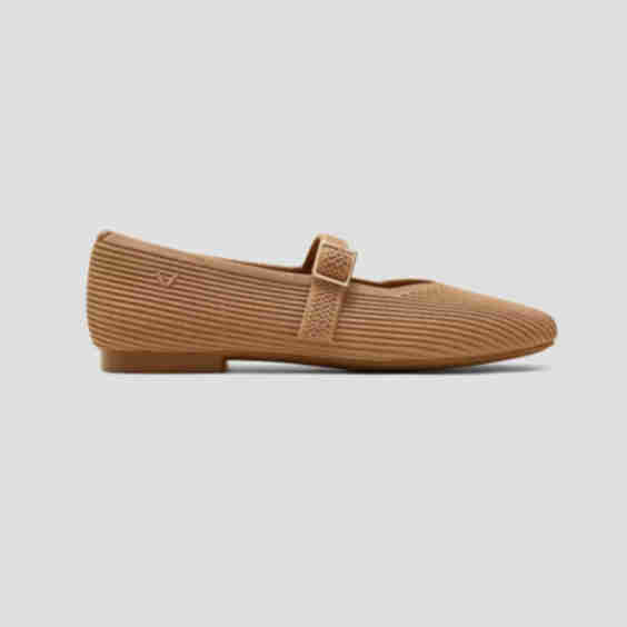 Margot Mary-Jane Square-Toe Mary-Jane Flats
