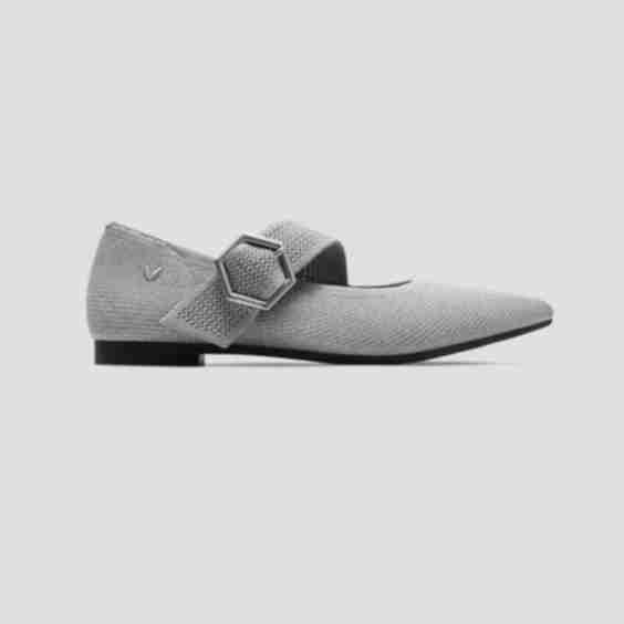 Maria Pointed-toe Mary-Jane Flats