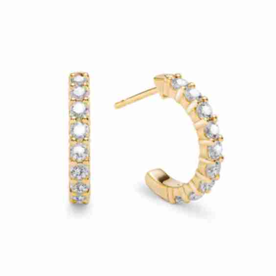 Rosecliff Birthstone Huggie Hoops