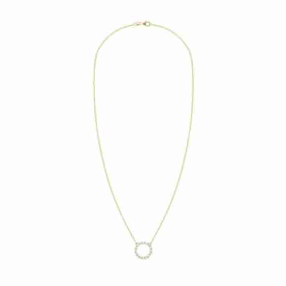 Rosecliff Circle Birthstone Necklace