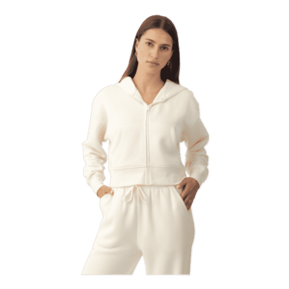 Cityscape Cropped Full Zip