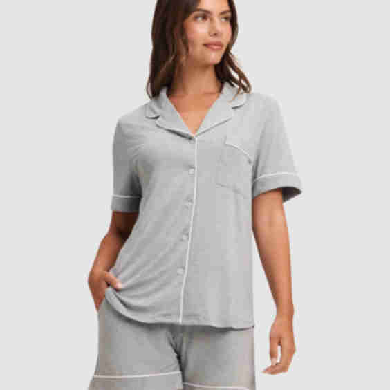 Short Sleeve Knit Pajamas