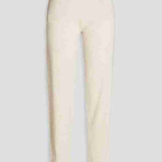 Wool And Cashmere Blend Track Pants