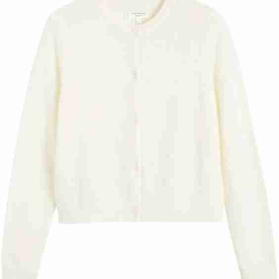 Cropped Cashmere Cardigan