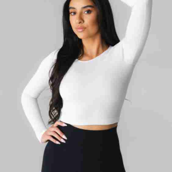 Synergy Open Back Long Sleeve Top