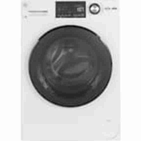 2.4 cu. ft. Stackable White Front Loading Washing Machine with Steam