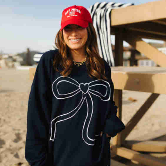 Adult Bow Sweatshirt