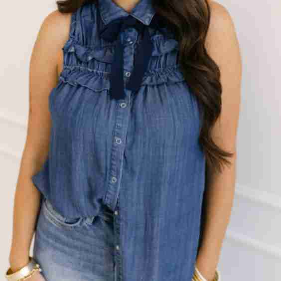 The Cecelia Denim Top