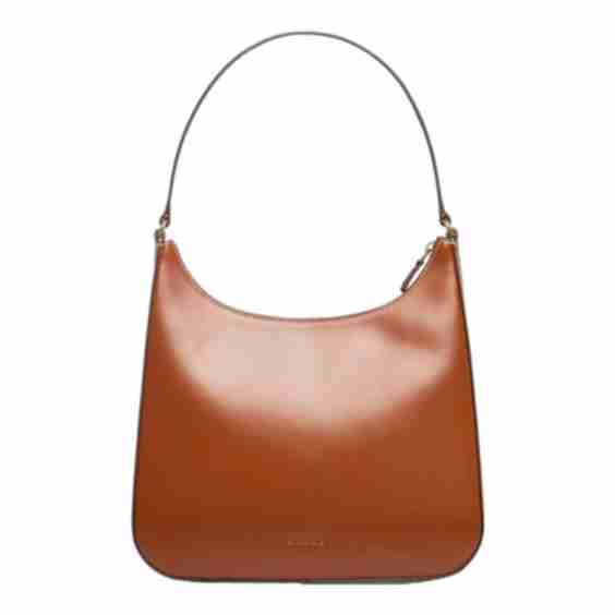 Alec Zip Leather Shoulder Bag