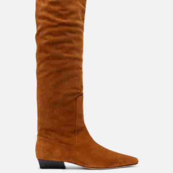 Wally Suede Flat Boots