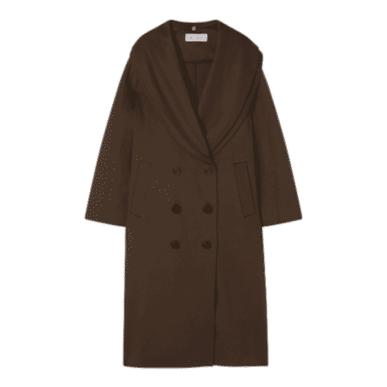 Convertible Wool Scarf Coat