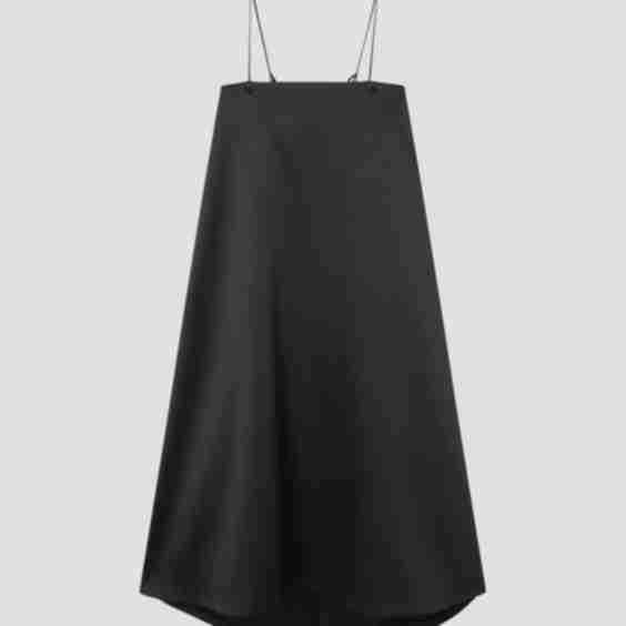 Voluminous Satin Dress