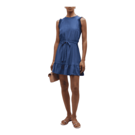 Lenora Silk Charmeuse Mini Dress