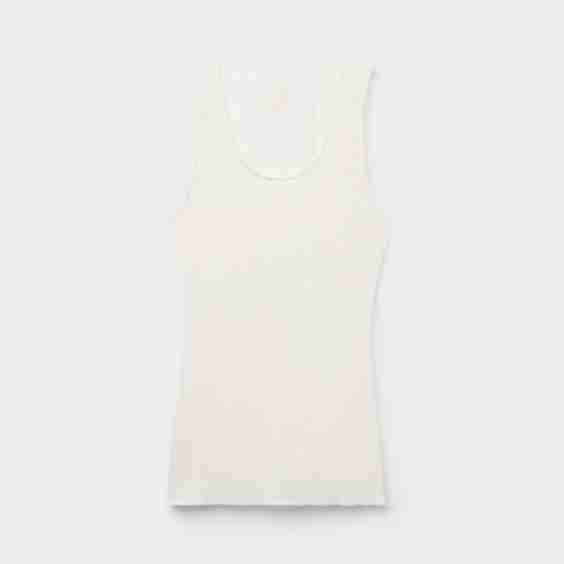 Modal Cashmere Ultralight Wide-Shoulder Top