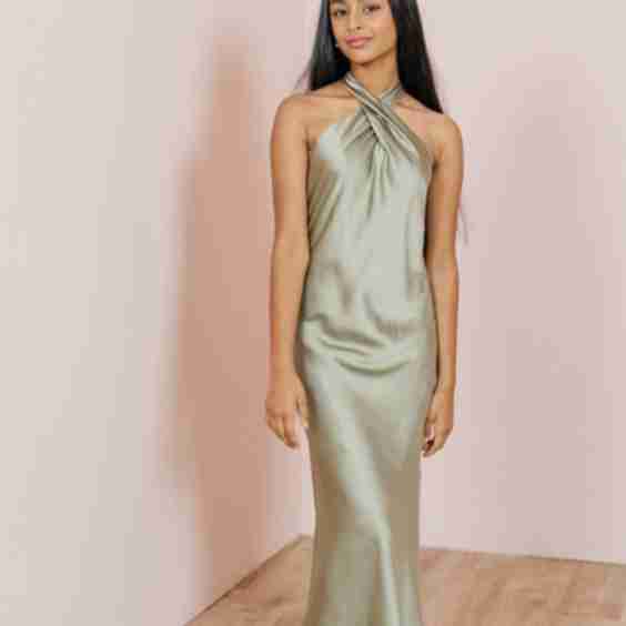 Athena Satin Dress