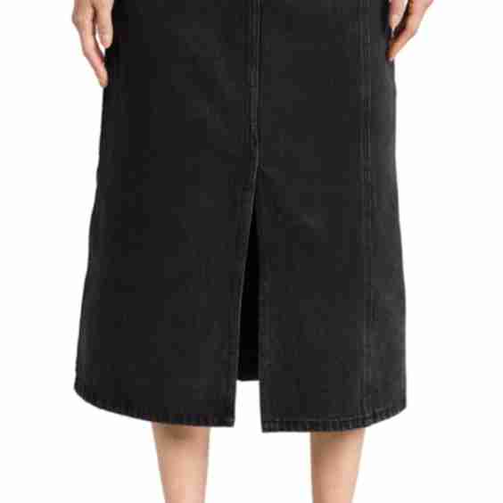 Denim A-Line Skirt