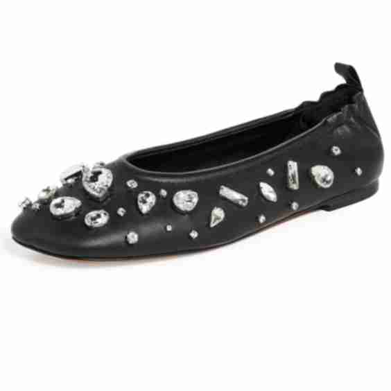 ID Stretch Back Ballet Flats