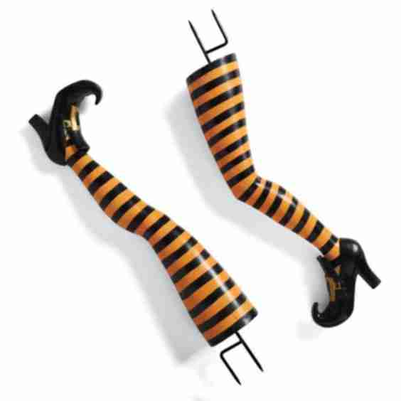 Orange Witch Leg Stakes, Set Of Two
