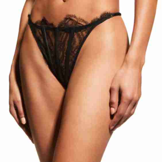 Leather And Lace G-String