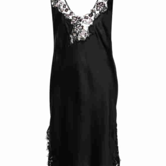 Orchid Silk Slip Dress