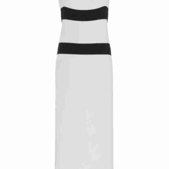 Ribbed Midi Halter Dress