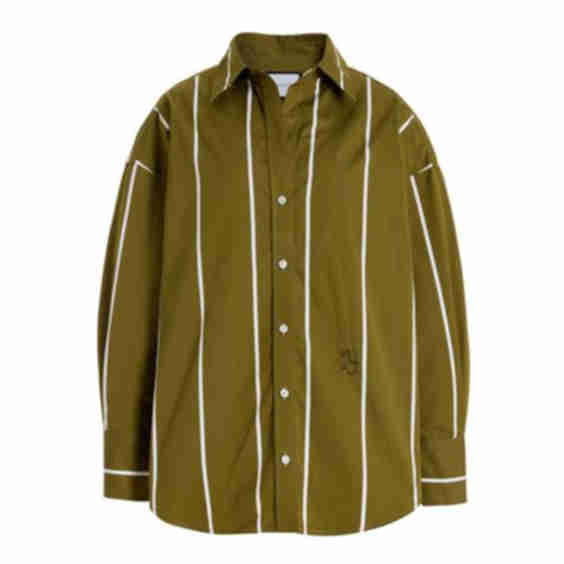Tokyo Oversized Striped Cotton Shirt