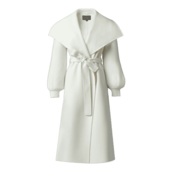 MAI-NV Double-Face Wool Wrap Coat