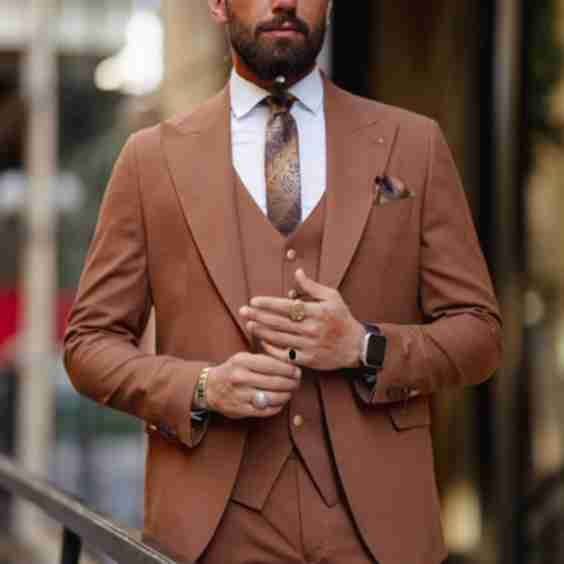 Benevento Tile Slim Fit Suit
