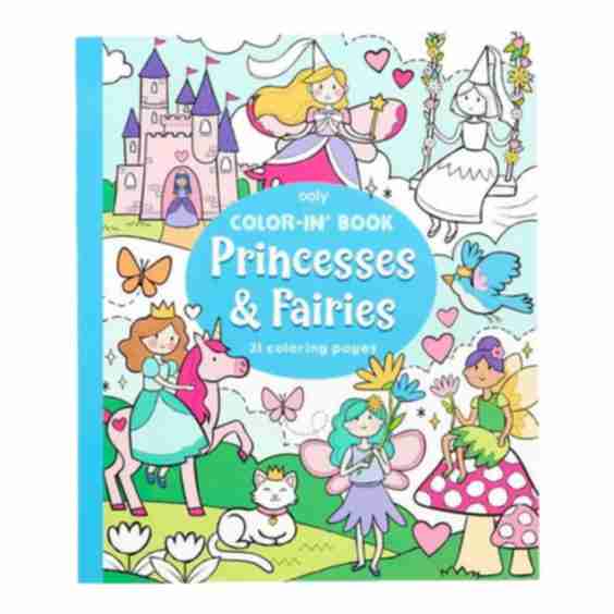 Princesses And Fairies Coloring Book