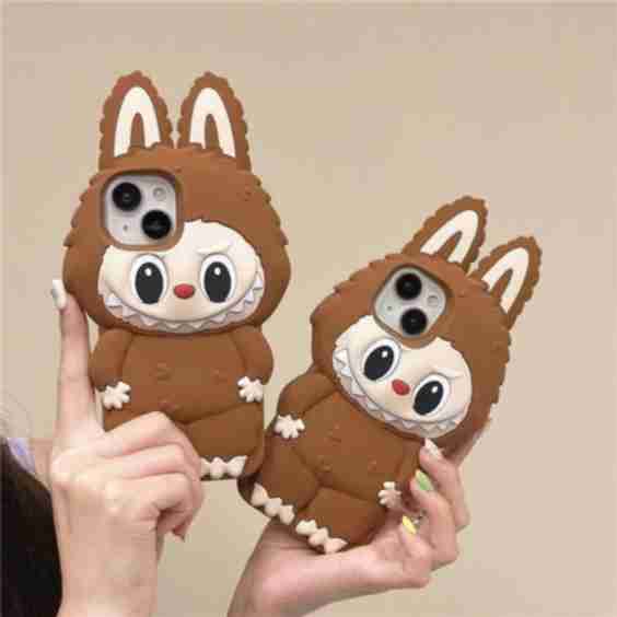 Cute Labubu Silicone iPhone Case