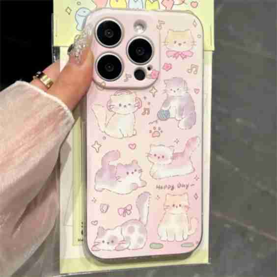 Pink Kitty iPhone Case