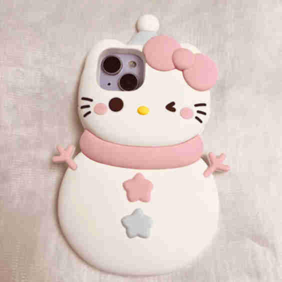 Sanrio Hello Kitty My Melody Snowman iPhone Case
