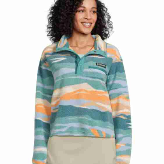 Helvetia II Cropped Half-Snap Fleece Pullover
